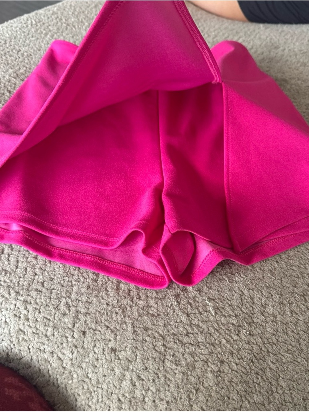 SHEIN Bright Hot Pink Skort Shorts - Picture 2 of 4